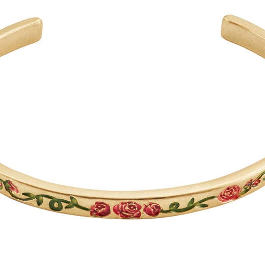Red rose bangle by Fable England